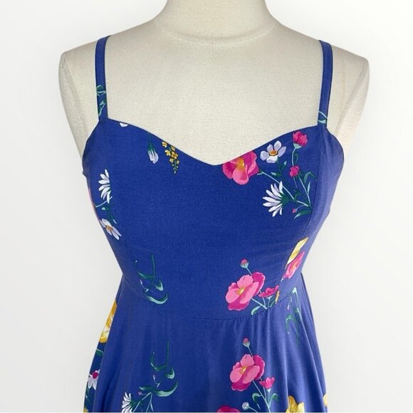 ❄️3/$20 OLD NAVY Floral Fit & Flare Mini Sundress, Small - Picture 2 of 7